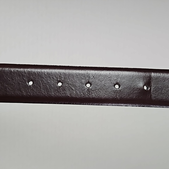 Joseph Abboud | Men's Brown Leather Handcrafted in Italy  Gun Metal Buckle 54 - Picture 6 of 9